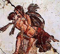Cupido (Eros) abraza a Psique