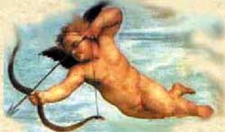 Cupido dispara sus flechas a dioses y humanos